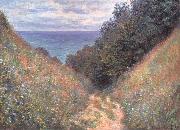 Claude Monet Road at La Cavee,Pourville oil painting